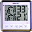Термометр цифровой электронный RST02412 / S412 для одновременного измерения температуры в доме и на улице, а также влажности в доме и на улице 